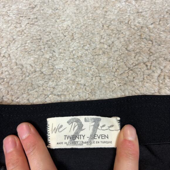 NWT We The Free Free People Rinse Black Strech Flare Jeans Women's 27 - Picture 4 of 11